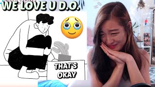 D.O. (디오) - That's Okay MV + Lyrics REACTION | 괜찮아도 괜찮아