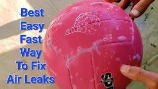 How To Fix Any Sport Balls Air leaks, DIY Volleyball Air Leaks Easy Fix