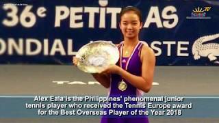 Good News Pilipinas! TV Express: Alex Eala is Tennis Europe Best Overseas Player of the Year 2018