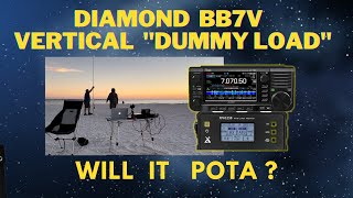 Winter Beach POTA with a BB7V Vertical (Dummy Load) Antenna, IC-705, XPA125B Amplifier, and Bioenno