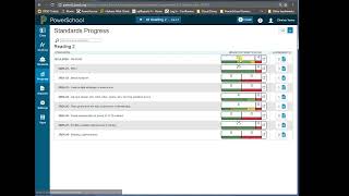 Grades and Performance Reviewing Standards Progress