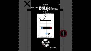 Guitar Chord | C major Chord 12 | 吉他和弦 | C大調和弦12