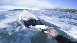 Surfing at Dillon Beach