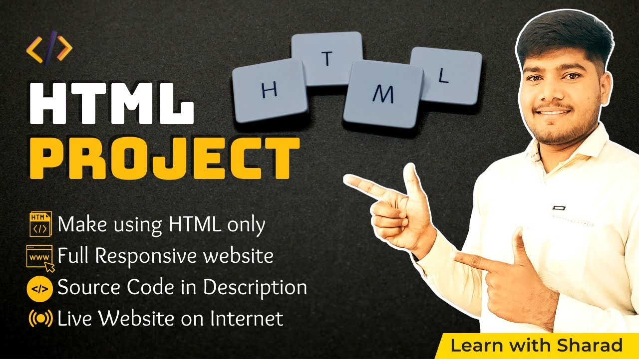 HTML Projects For Beginners With Source Code | HTML Web Page | Web ...