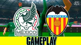 México vs Valencia - Amistoso Internacional 2024 | FC 25 Gameplay | Daily Football Games