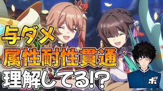 与ダメージバフと属性耐性貫通について回答します【ボビー切り抜き】