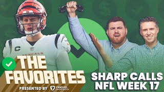 Professional Sports Bettor Picks NFL Week 17 | Sharp Calls & NFL Bets from The Favorites Podcast