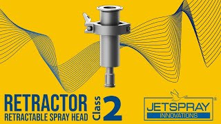 JETSPRAY® Retractable Spray Ball | SS 316L | Process Tank Cleaning Systems | Class 2