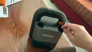 Worx WX030.9 Portable Vaccum (requires Power Share 20V battery, not included)