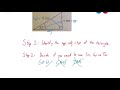 Finding the length of a short side of a right-angled triangle using Sin, Cos or Tan