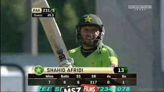 Shahid Afridi Blazing 65 runs of 25 balls vs New Zealand 3rd ODI 2011