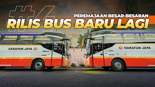 PEREMAJAAN BESAR-BESARAN! Rilis Unit Baru Kloter 4 Bus Harapan Jaya