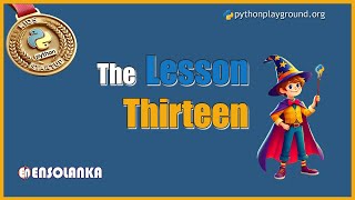 Kids Startup Study Pack — Lesson 13: Code Example Demo | PythonPlayground.org | .club