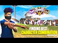 Finding Best Character Combination For Br Rank Grandmaster | Br Rank Push Tips and Tricks