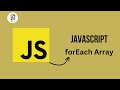 JavaScript forEach Array