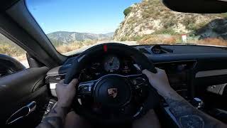 Angeles Crest in a Porsche GT3