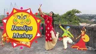 Dandiya Mashup | Param Sundari x Nadiyon Paar | Navaratri Special | Choreography & Dance By Saheli