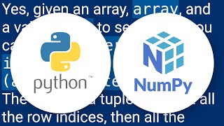 Is there a NumPy function to return the first index of something in an array?