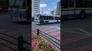 【高畑駅】名古屋市営バス回送車が交差点を右折するシーン#shorts #路線バス