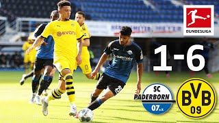 SC Paderborn Vs Borussia Dortmund I 1 6 I All Goals I Sancho Hakimi amp Co With A Fantastic 2nd Half