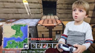 Clark Started Playing Minecraft
