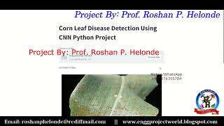 Corn Leaf Disease Detection With Source Code | Corn Leaf Disease Identification Using Python Project