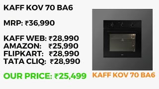 kaff kov 70 ba6 | kaff kov 70 ba6 review | built in oven India | kaff oven demo