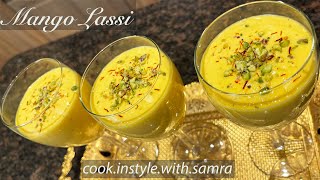 Mango Lassi ~ Refreshing Yogurt Drink ~ Easy 5 min recipe