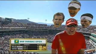 Funny Moments in Tennis Ever (  Indian Wells 2015 )