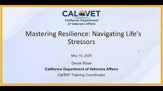 CalTAP | Navigating and Coping with Life's Stressors | 05-15-2024