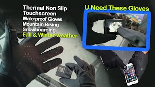 ** Must have TouchScreen gloves ** Thermo Waterproof Winter Gloves Review