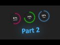 Part 2 | Animated | Circular | Progress Bar | Speedometer | Html CSS | Vanilla Javascript With Code