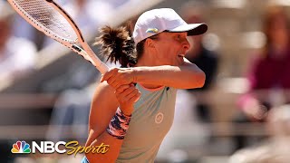 French Open Quarterfinals: Iga Swiatek vs. Jessica Pegula | HIGHLIGHTS | 6/1/2022 | NBC Sports