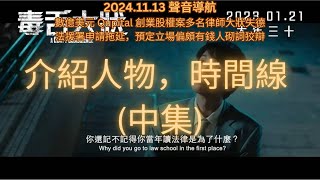 20241113 聲音導航2- 人物介紹，時間線(中集) - 數億美元 Qupital 創業股權案多名律師大狀失德 - 法援署申請拖延，預定立場偏頗有錢人砌詞狡辯