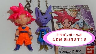 ドラゴンボールＺ ＵＤＭ ＢＵＲＳＴ１２ 全５種開封！！復活のＦではなく神と神？？