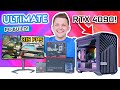 I Built the Smallest RTX 4090 Gaming PC Build! 👀 [Full Build Guide w/ Benchmarks!]