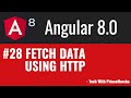 28.Angular 8 Tutorials - Fetch Data using HTTP
