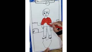 How to draw a boy with his shadow afternoon shadow shadow video