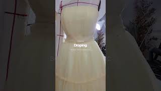 💛#드레이핑#드레스디자이너#튤드레스#캉캉드레스#자체제작드레스#dressmaking