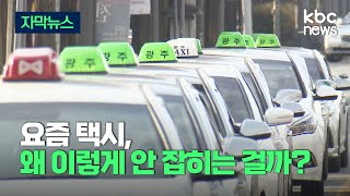 [자막뉴스] 택시가 잘 안 잡힌 이유에 대하여