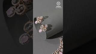 A stunning gold necklace paired with delicate tops | Largest jewelry store at Jubileehills | Visista