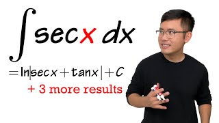 integral of sec(x), 4 results!