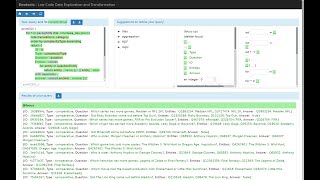 CSV extract of Mintaka JSON files with Dexteris