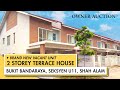 [Sold at Owner Auction™] Brand New Unit 2 Storey Terrace House at Bukit Bandaraya, Shah Alam