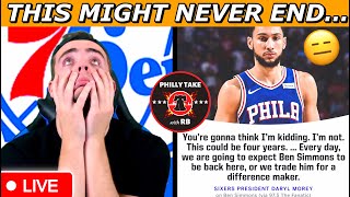 Philadelphia Sixers GM Daryl Morey Discusses The Ben Simmons Situation After Another Terrible Excuse