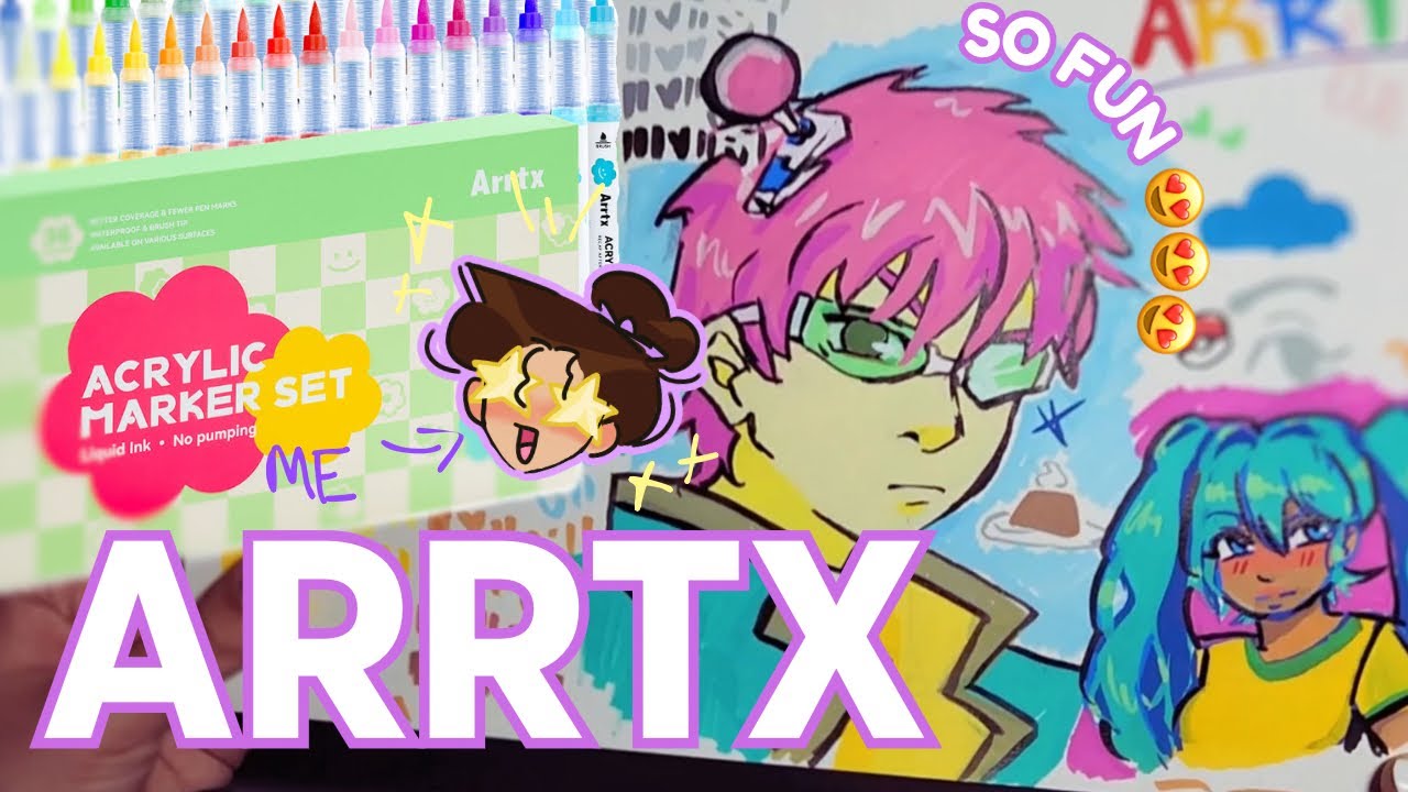 Arrtx Marker Review So Fun ёяшнёяшн Youtube