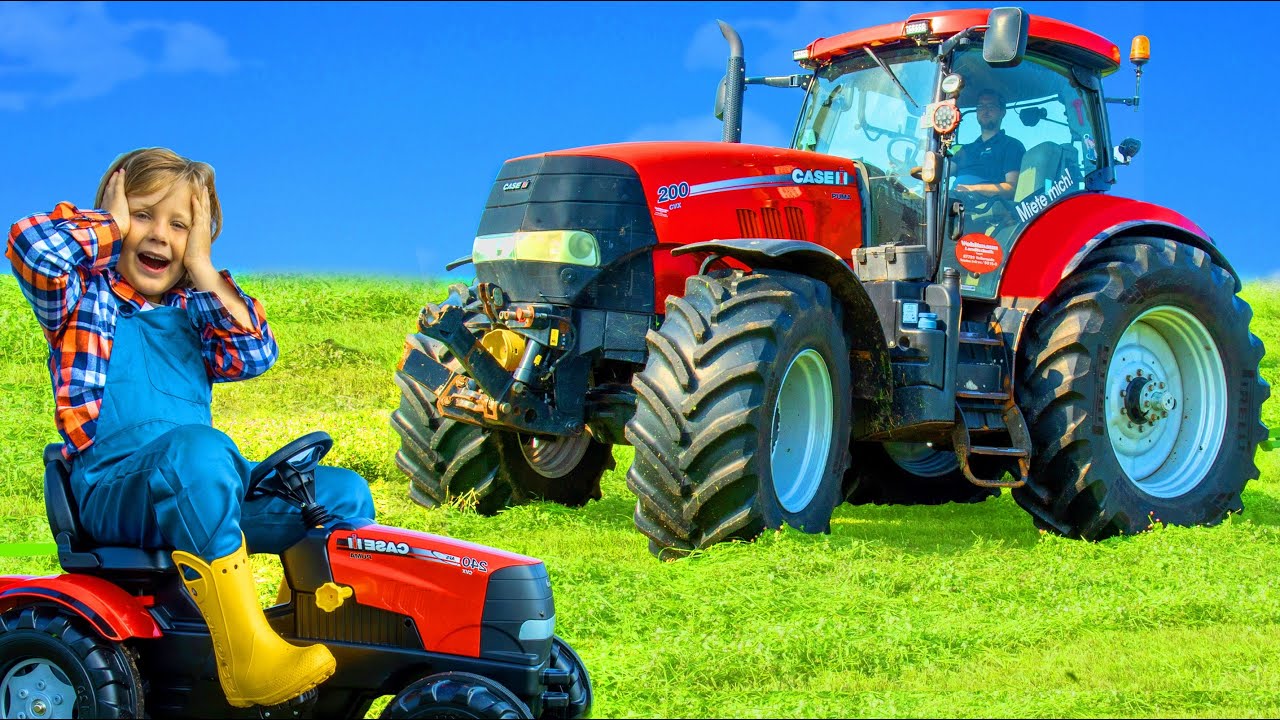 Tractor And Farm Animals Stories For Kids Youtube