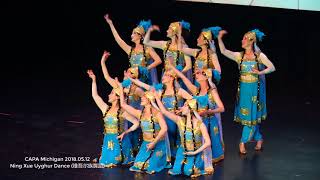 CAPA Michigan 2018 Ning Xue Uyghur Dance (维吾尔族舞蹈)