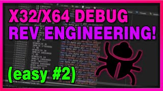 *EASY* X64/X32DBG Cracking and Reverse Engineering | CRACKMES.ONE