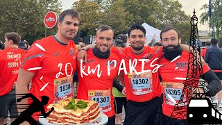 20 KM de Paris Vredestein - Entre lasagnes et course à pied !